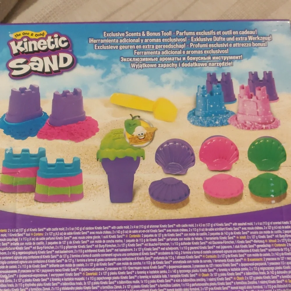 New!Kinetic Sand 10-Container 5 Types Of Sand Multipack Fine Motor Skills Y2K